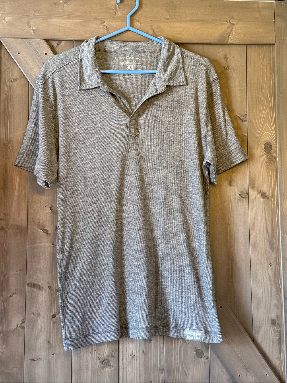 Calvin Klein Men’s Heather Gray Polo